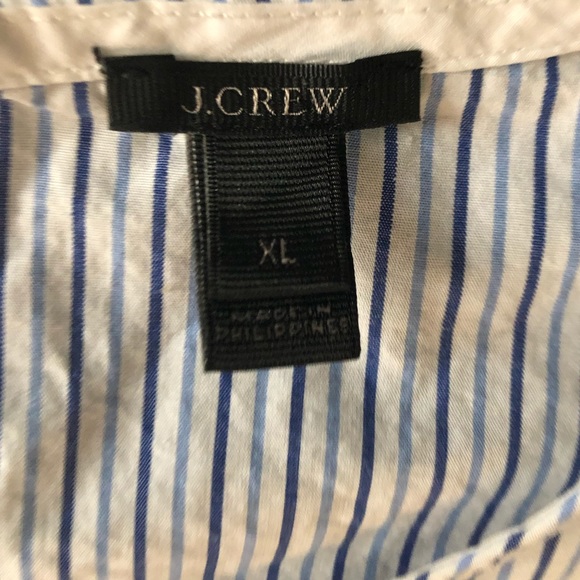 J. Crew Striped Ruffles Top - Picture 8 of 10